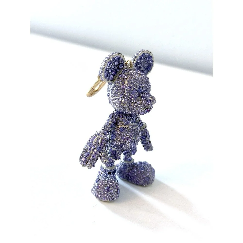 Disney x Baublebar Mickey Mouse Keychain Bag Charm - Purple‎ Crystal Iridescent